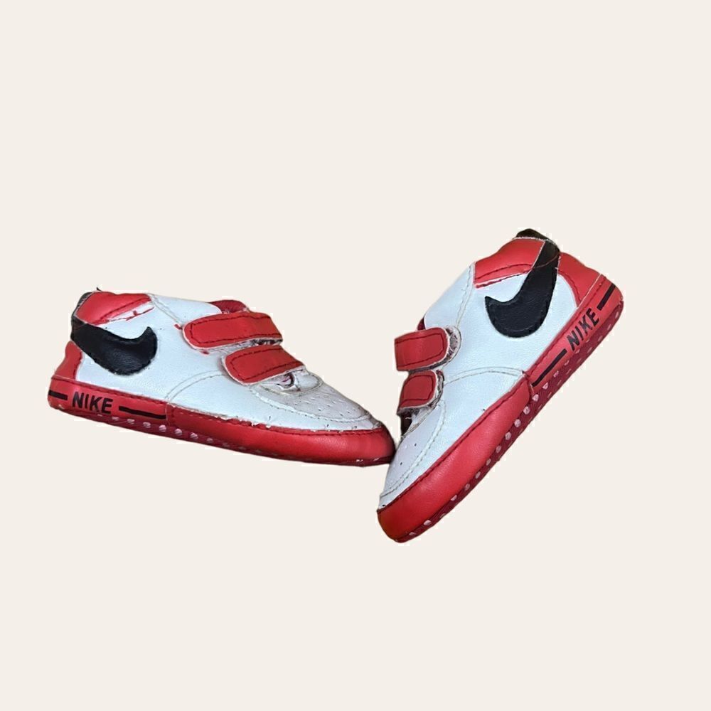 Vintage Nike Velcro Baby Booties